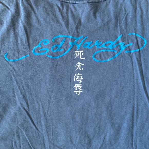 ❤️ Ed Hardy by Christian Audigier Dragon Tee Size Large - Picture 8 of 8